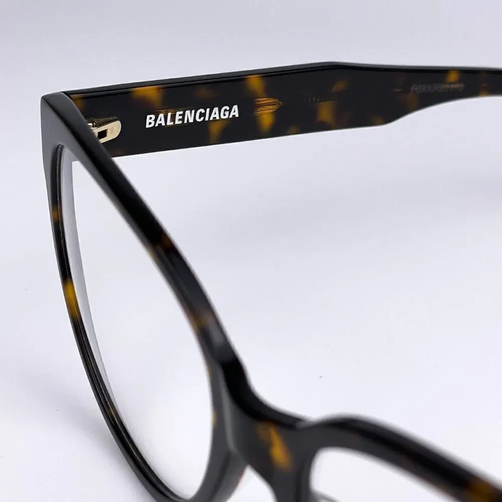 SALE! NEW Balenciaga Everyday BB0064O 002 Havana Gold Cat Eye Women Eyeglasses